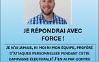JE RÉPONDRAI AVEC FORCE !