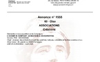 NOTRE ASSOCIATION AU JOURNAL OFFICIEL !