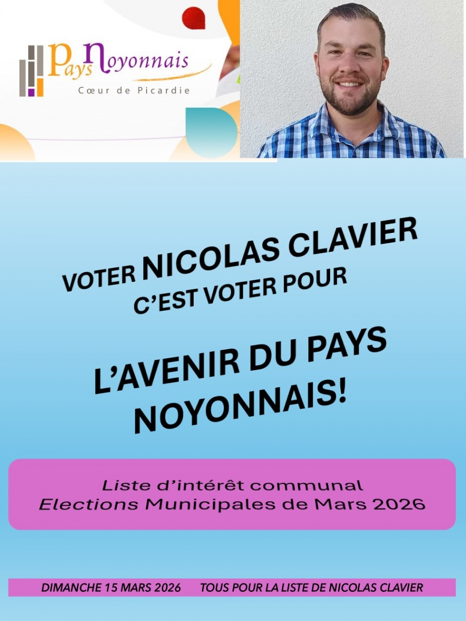 AFFICHE PAYS NOYONNAIS AVEC NICOLAS