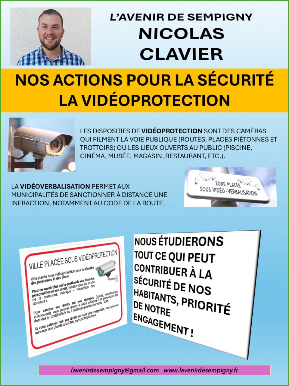 AFFICHE SECURITE VIDEO   